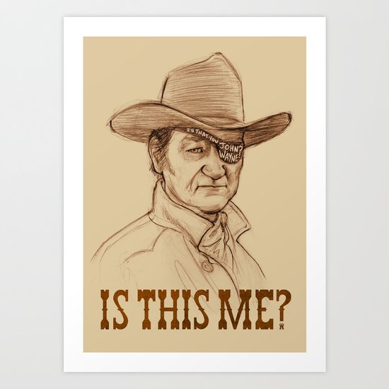 Is This Me? Art Print