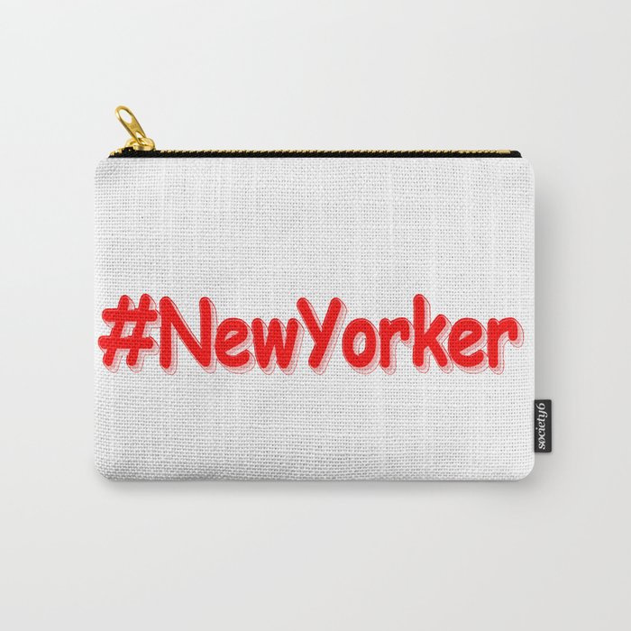 "#NewYorker " Cute Design. Buy Now Carry-All Pouch