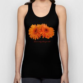 Daisy flowers (Marguerite) " Love is only what you need" Tank Top