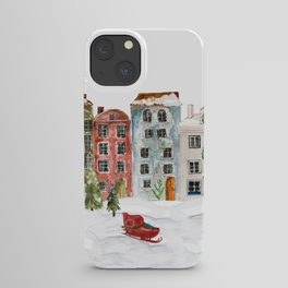 Christmas in the Village iPhone Case