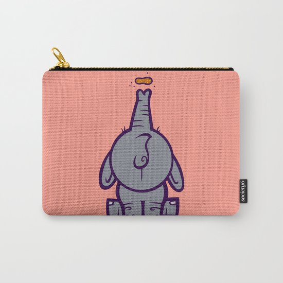 Peanut The Elephant Carry-All Pouch