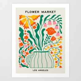 Flower Market 05: Los Angeles Art Print