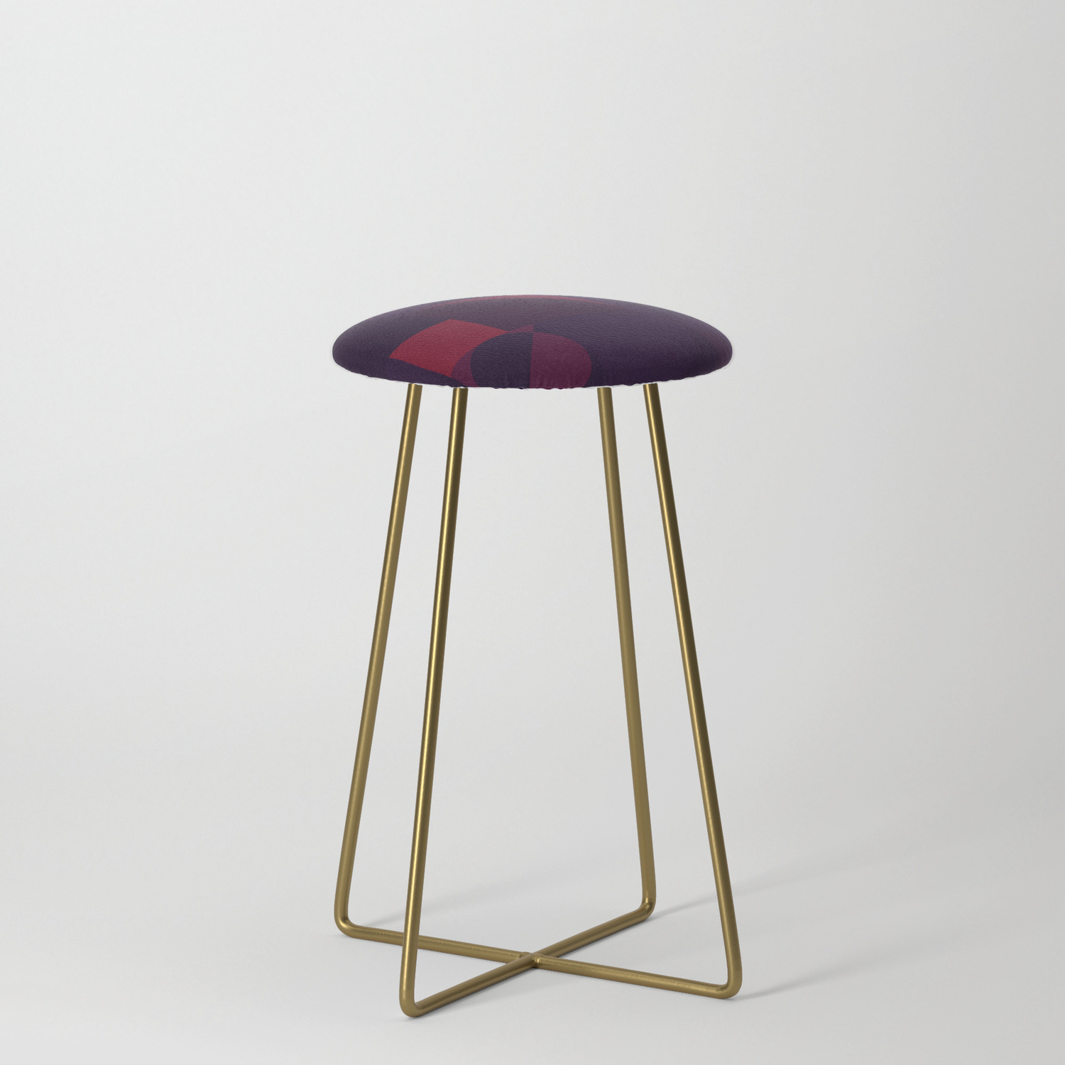 Maroon Bauhaus Counter Stool By Wellingtonboot Society6 Maroon Bauhaus Counter Stool By