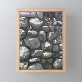 Wall of Stone Framed Mini Art Print