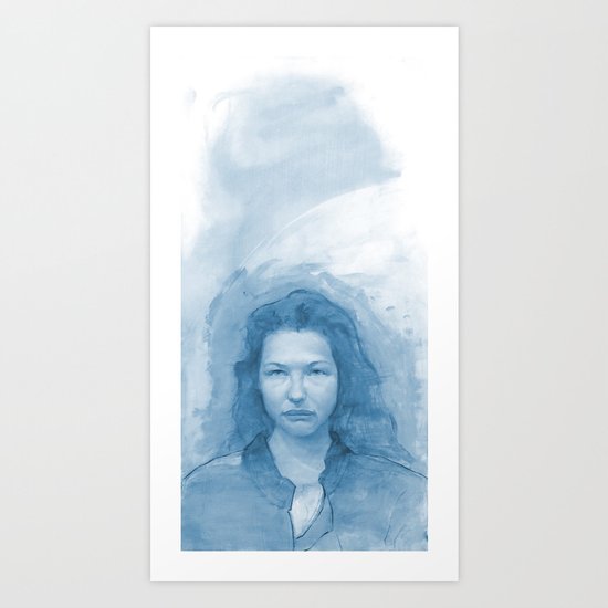 Peggy is Water Digital Color Art Print