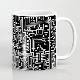 Circuit Board on Black Coffee Mug | Engineer, Circuitboard, Coder, Computerprogram, Circuits, Scientist, Computation, Graphicdesign, Programmer, Logicboard 