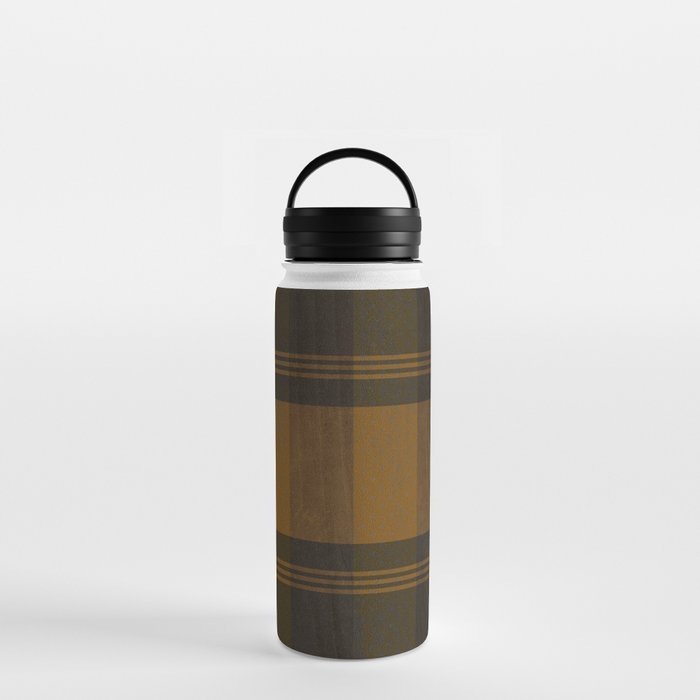 Rustic Fall Plaid Water Bottle