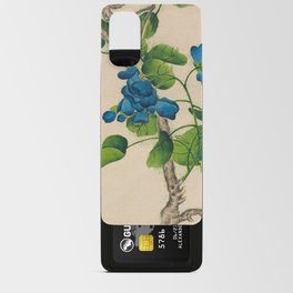 Climbing Blue Flowers (18th Century) by Zhang Ruoai Android Card Case