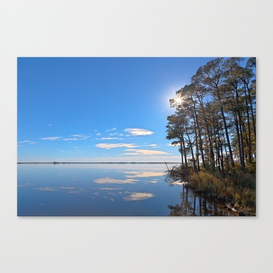 Blackwater Sunburst Marsh Canvas Print