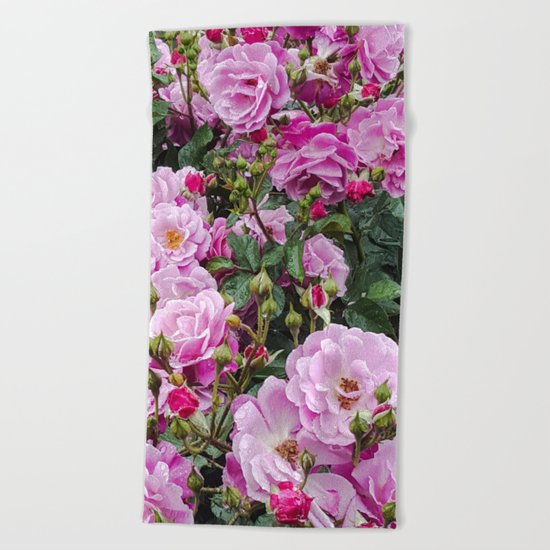 Beauties of the Garden Beach Towel