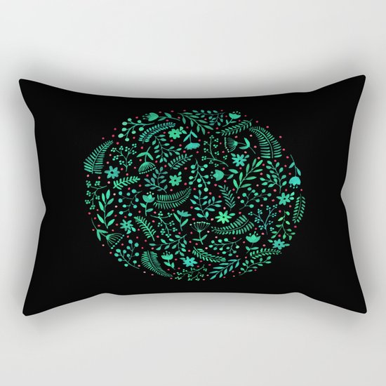Night autumn pattern 2 Rectangular Pillow