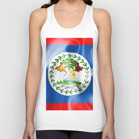 Belize Flag Unisex Tank Top