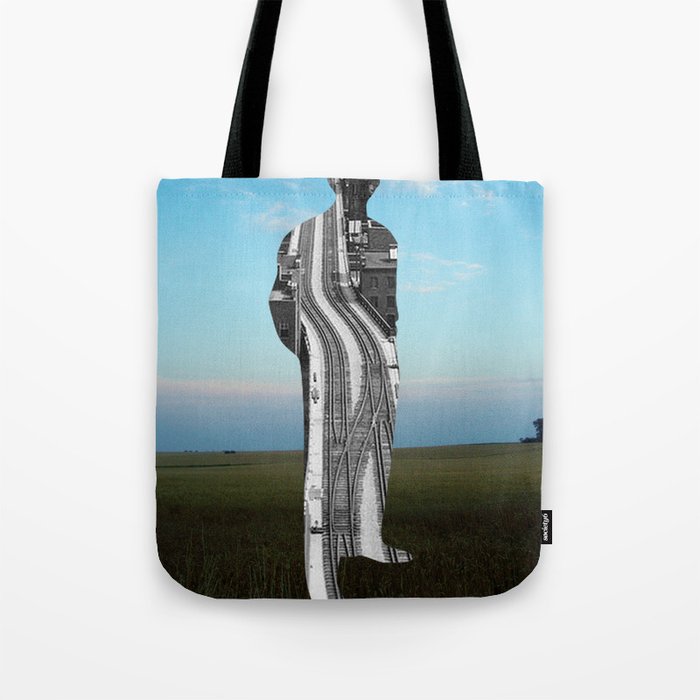 City Man´s Dream Collage Tote Bag