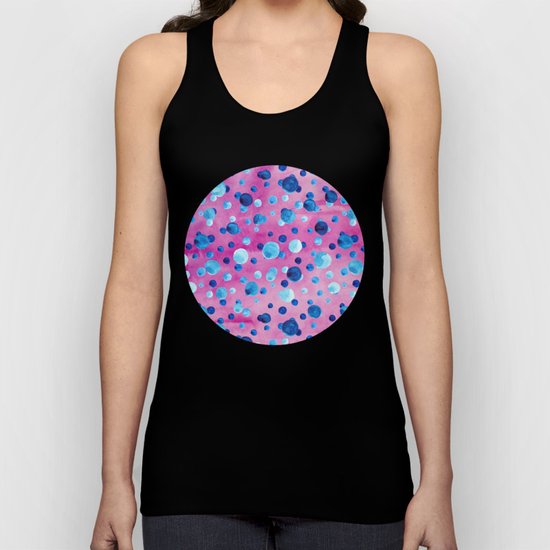 Polka Dot Pattern 06 Unisex Tank Top