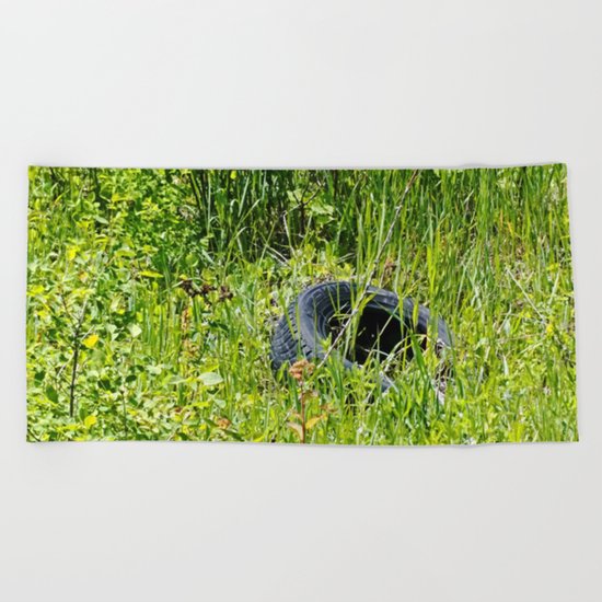 Old and New in Utah Beach Towel