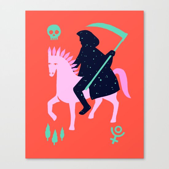 Apocalypse Horseman of Death Canvas Print