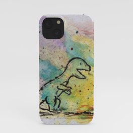 Dinosaur - 4, May 2014 - Tonight's Watercolor iPhone Case