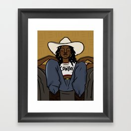 Cowboy Framed Art Print