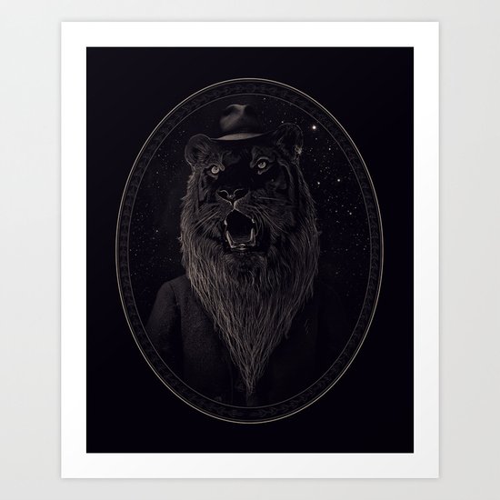 Call of the Wild Night Art Print