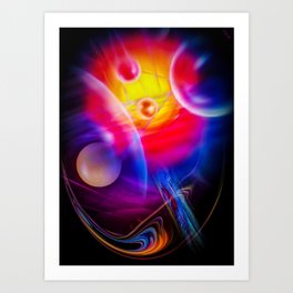 Space and Time Art Print