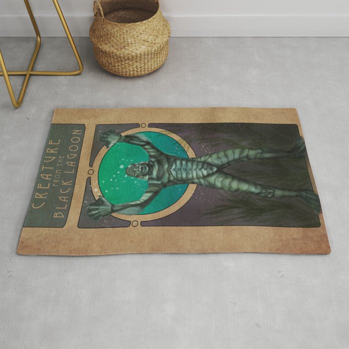 Creature From the Black Lagoon Nouveau Rug