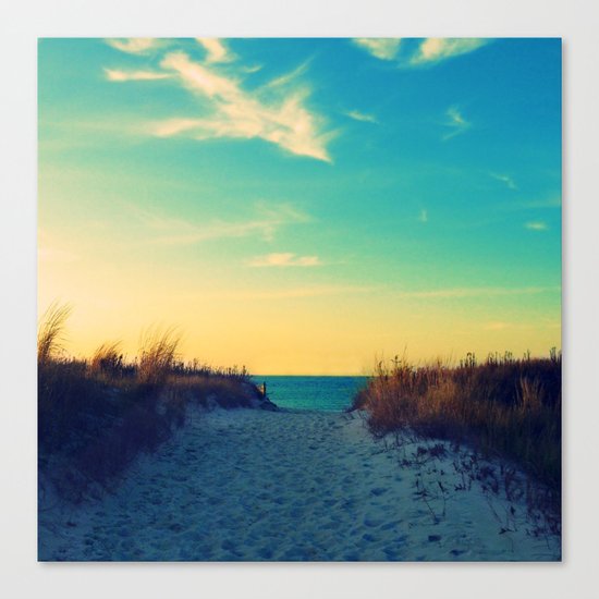 Walk in Love Canvas Print