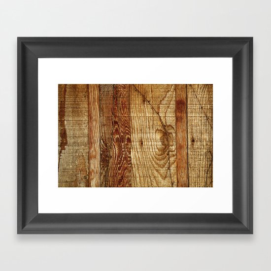 Wood Photography Framed Art Print