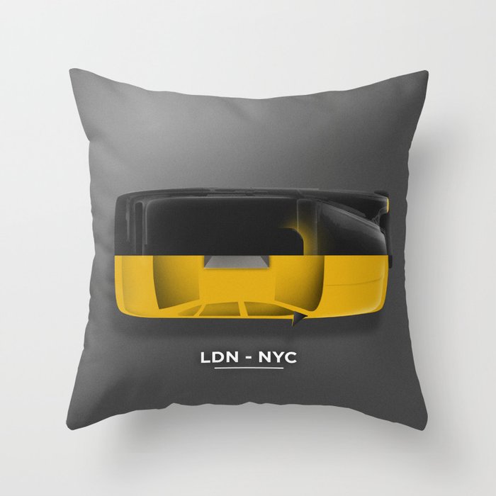 LDN-NYC Throw Pillow
