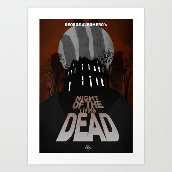 Night Of The Living Dead Art Print
