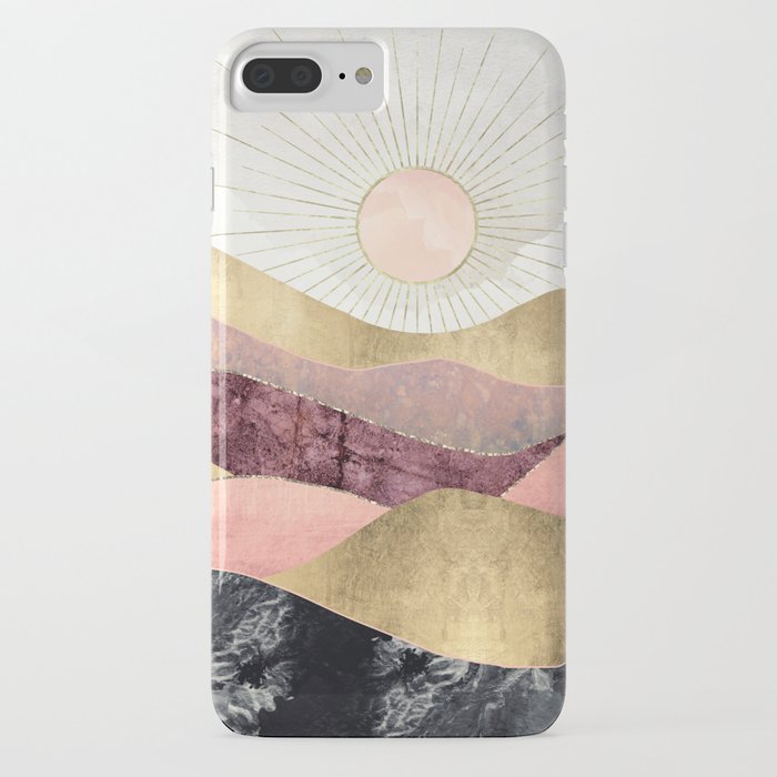 blush sun iphone case