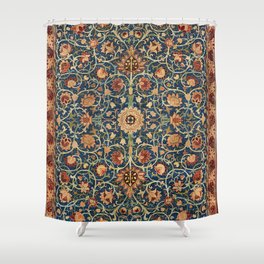 William Morris Floral Carpet Print Shower Curtain