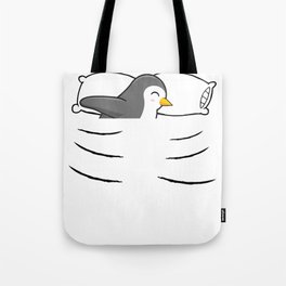 Official Sleeping Shirt Sleeping Penguin Tote Bag