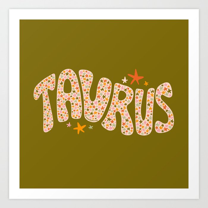 Starry Taurus Art Print
