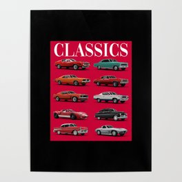 Classics Cars Poster