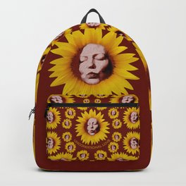 Unconditional Love Backpack | Graphicdesign, Sunflowers, Pattern, Oil, Digital, Unconditionallove, Pop Art 