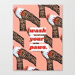 Wash Your Paws Canvas Print