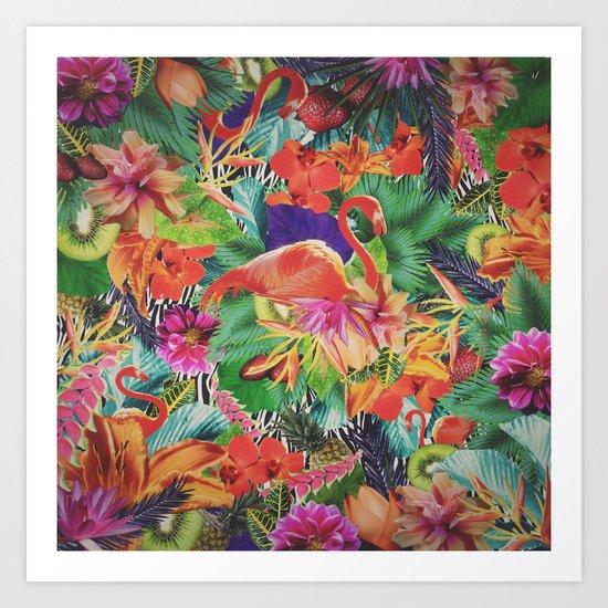 TROPICAL LOVE Art Print