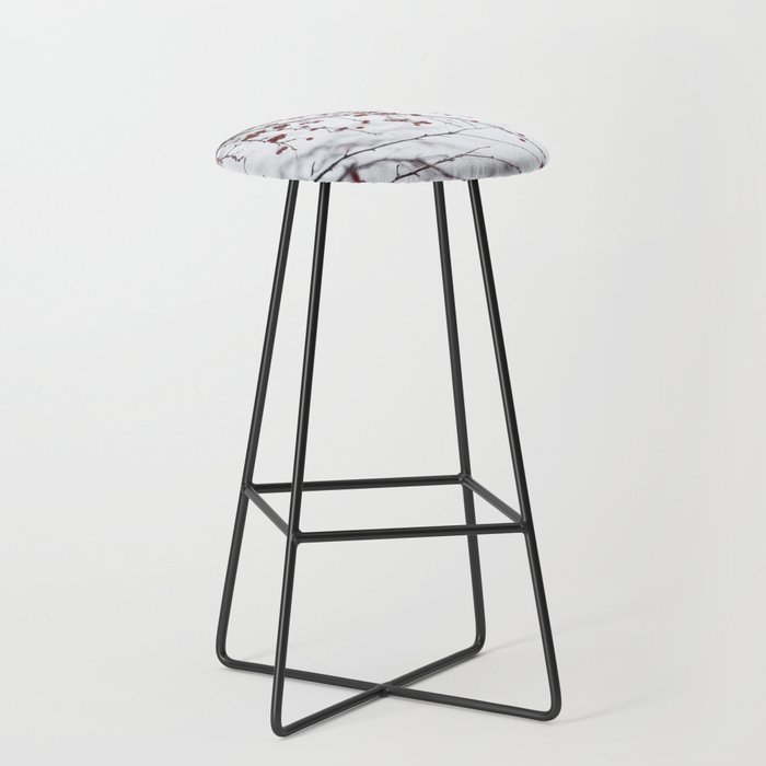 Winter Branches - Nature Photography Bar Stool