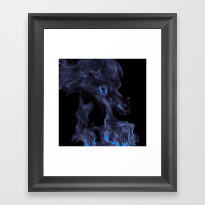 Fire Series_Stallion Framed Art Print