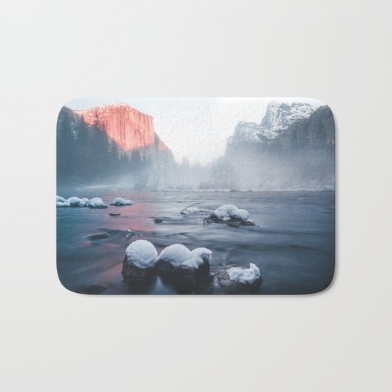 Valley View - Yosemite National Park, California Bath Mat