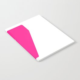 7 (Dark Pink & White Number) Notebook