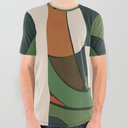 Abstract Line 23 All Over Graphic Tee