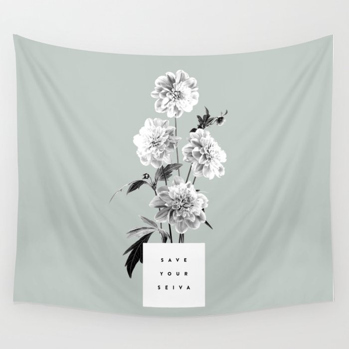 Save Your Seiva Wall Tapestry
