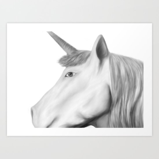 Kathryn's Unicorn Art Print