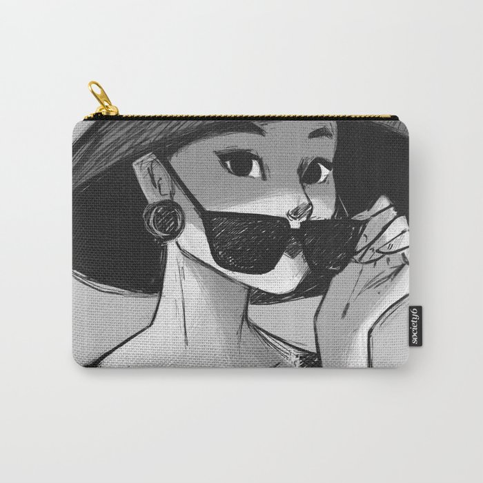 Audrey Hepburn - Glasses Carry-All Pouch