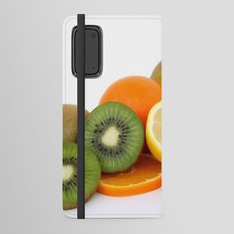 Orange, Lime, Lemon, Kiwi,Mango Fruits Android Wallet Case