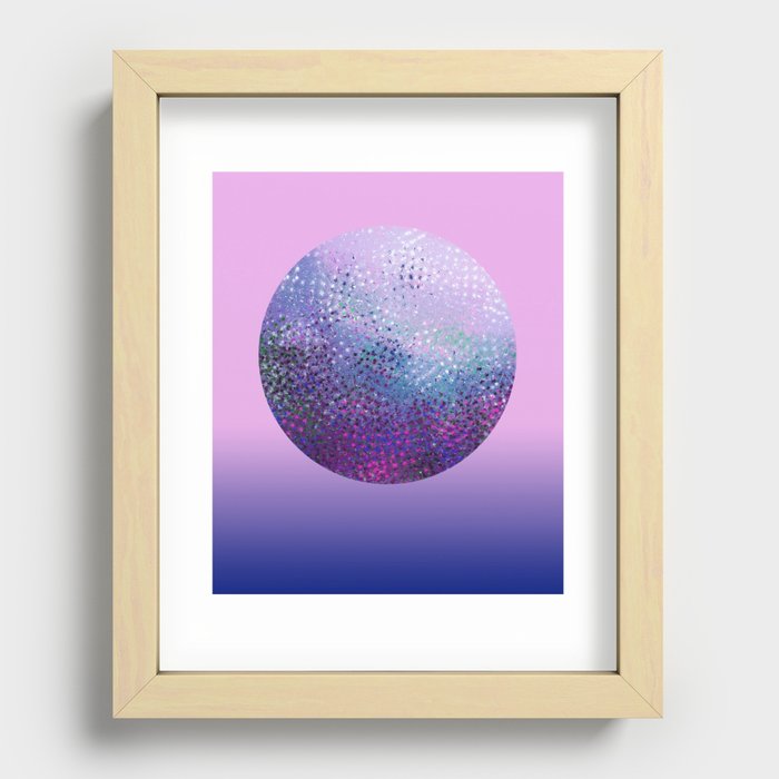 Galatic Sphere Recessed Framed Print