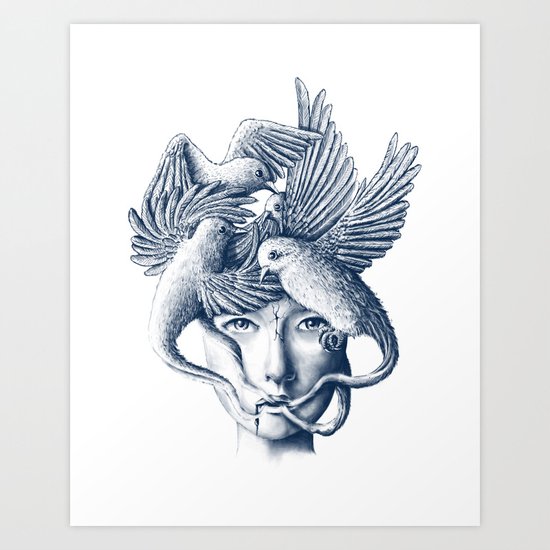 Breathe Art Print