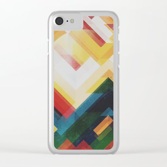 Mountain of energy Clear iPhone Case