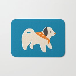 Woof! Bath Mat | Riso, Digital, Toy, Animal, Curated, Graphicdesign, Kid, Dog, Cute, Pet 